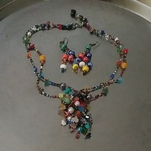 Necklace and Earring Set.